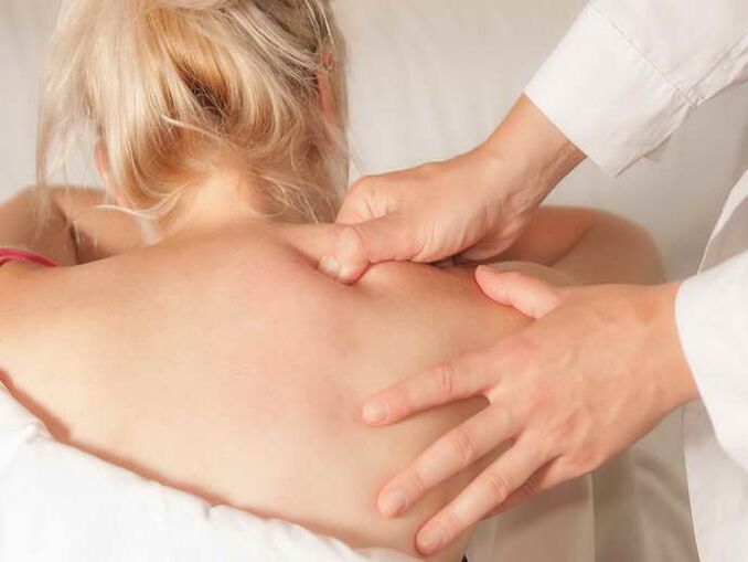 Masáž hrudnou osteochondrózou