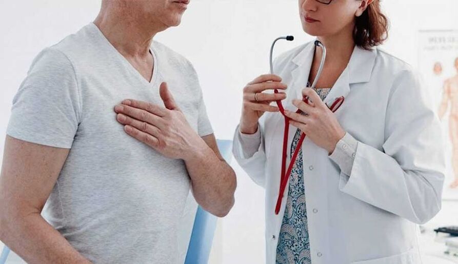 pocity bolesti v srdci s hrudnou osteochondrózou